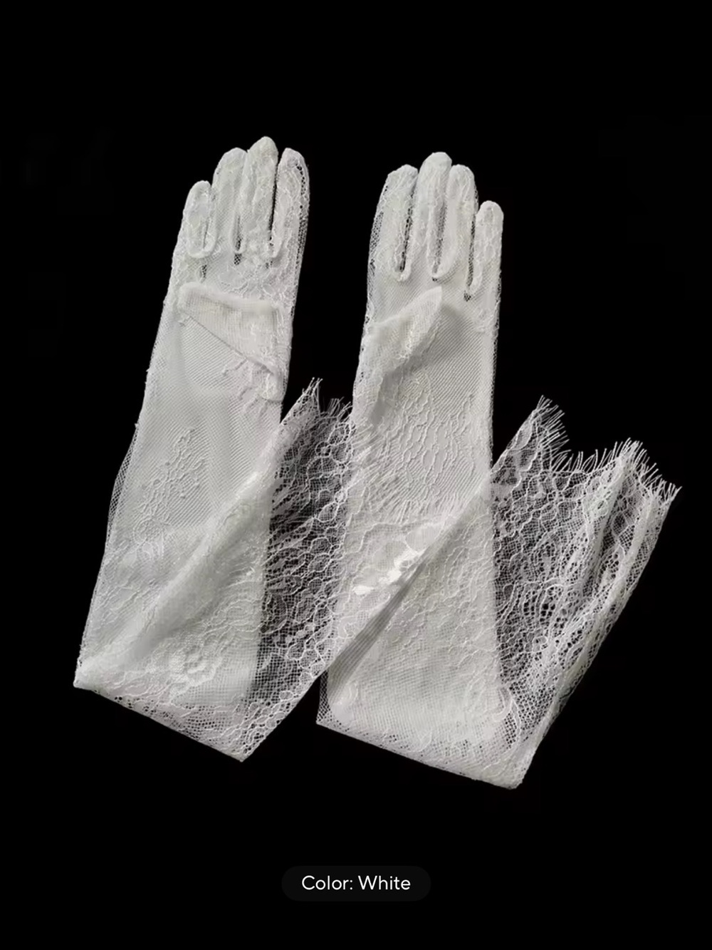 Bridal Lace Wedding Gloves